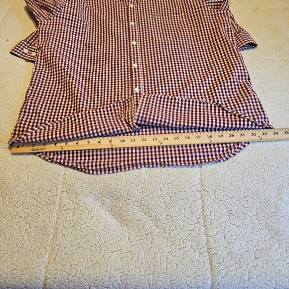 Columbia Sportswear Men’s Omni-Shade Long Sleeve Plaid Shirt Size XXL Red White - Picture 9 of 10